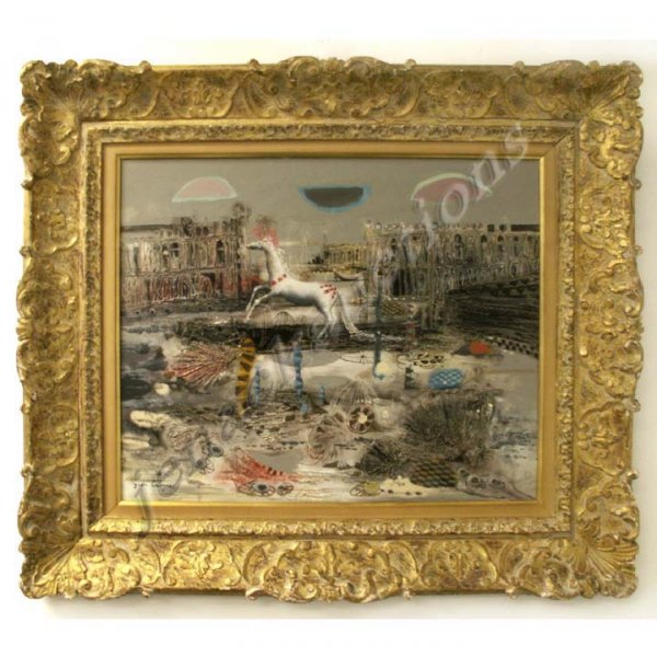 OIL ON CANVAS, VENICE, SIGNED JEAN CALOGERO
