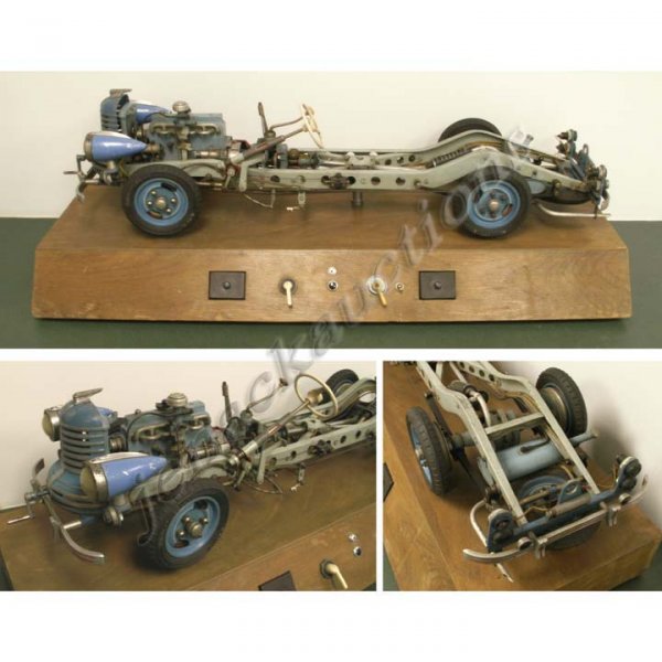 VINTAGE HOHM FACTORY TRUCK CHASSIS SCALE MODEL