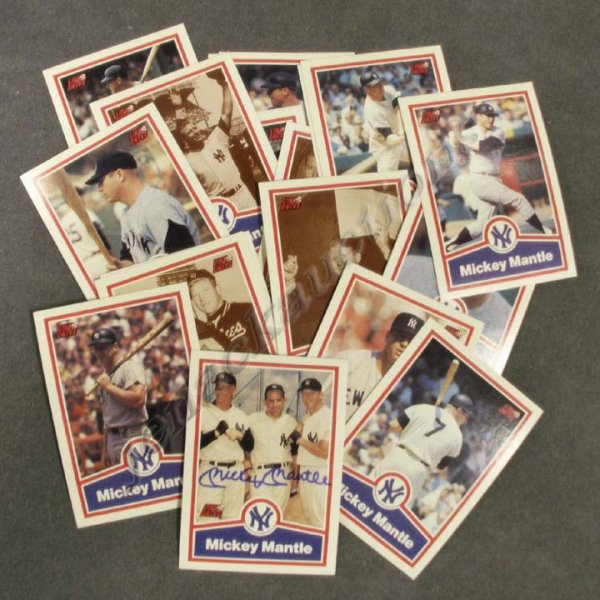 SET (20) LINE DRIVE (1991) MICKEY MANTLE CARDS