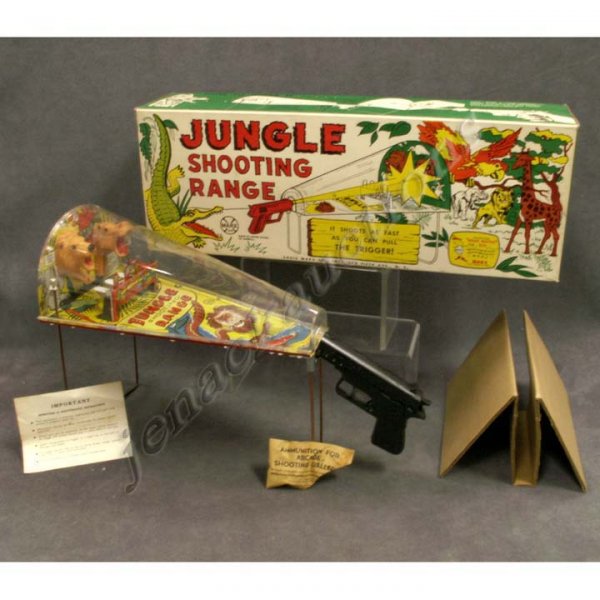 VINTAGE MARX JUNGLE SHOOTING (ARCADE) RANGE