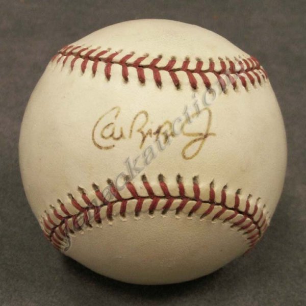 CAL RIPKIN JR. AUTOGRAPHED OFFICIAL NL BASEBALL