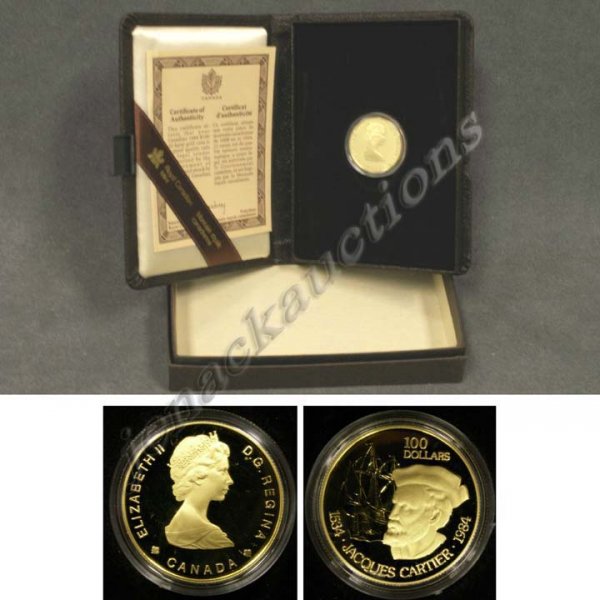 1984 CANADIAN ONE HUNDRED DOLLAR GOLD COIN