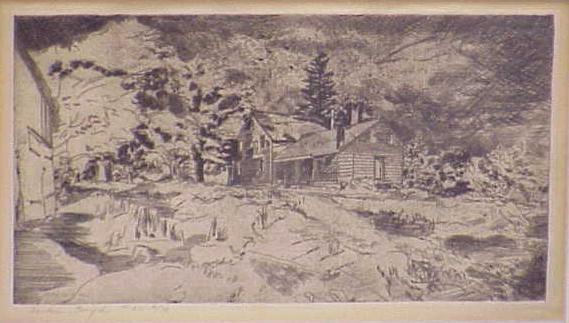 LOT (3) ETCHINGS, SIGNED FISKE BOYD: LOT (3) ETCHINGS, FIGURES/LANDSCAPES, SIGNED/NUMBERED FISKE BOYD (AMERICAN 1895-1975). PLATES, 6 X 8 7/8", 4 1/2 X 8 1/4", 4 X 9" (All of the etchings are signed and numbered in pencil, a light signat