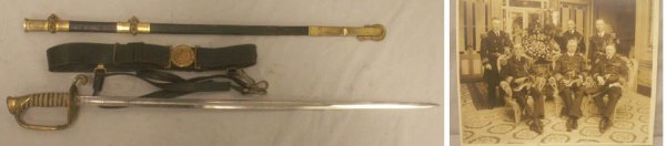 MODEL 1852 SPANISH AM WAR NAVAL OFFICER'S SWORD