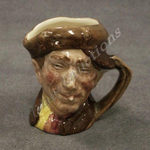 ROYAL DOULTON, "PEARLY BOY" MINI TOBY MUG