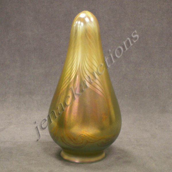 L.C. TIFFANY STYLE STALACTITE IRIDESCENT SHADE