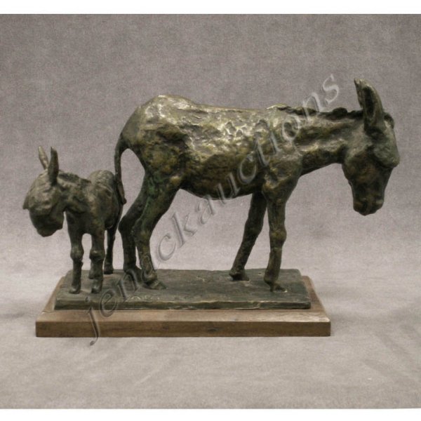 CARL LEWIS PAPPE, BRONZE, THE DONKEYS