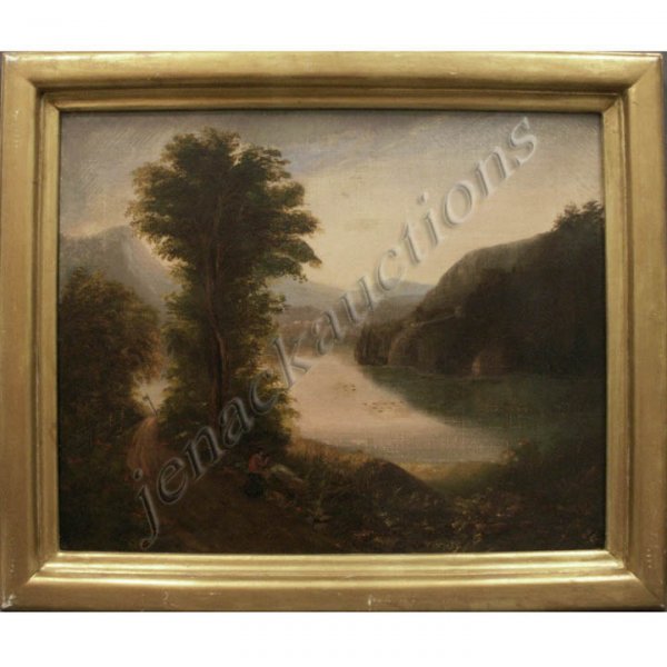 AMERICAN SCHOOL 19TH CENTURY, OIL ON CANVAS