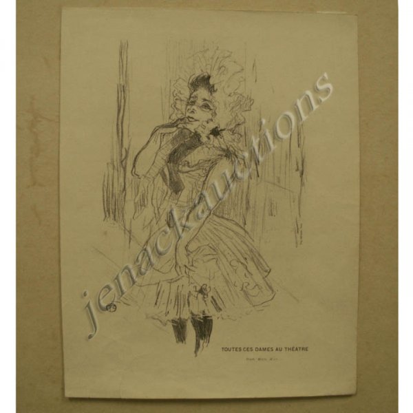 HENRI DE TOULOUSE-LAUTREC (FRENCH 1864-1901) LITHO