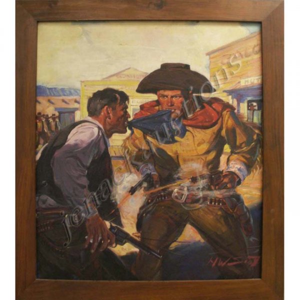HAROLD WINFIELD SCOTT OIL PAINTING