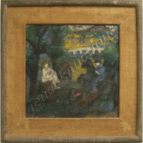 JAN MULLER (AMERICAN 1922-1958), OIL ON MASONITE
