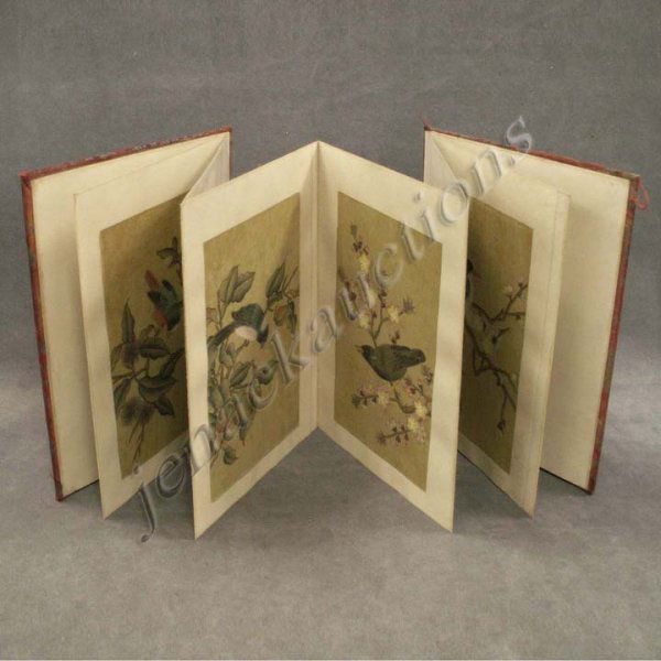 ALBUM (8) CHINESE WATERCOLORS, SIGNED: ALBUM (8) CHINESE WATERCOLORS, SIGNED FENG CHAO YIN. 13 1/2 X 10"