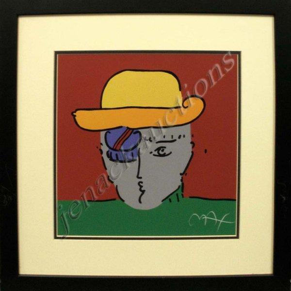 PETER MAX (AMERICAN 1937-), SERIGRAPH: PETER MAX (AMERICAN 1937-), SERIGRAPH, "RETROSPECTIVE I SUITE", SIGNED AND SEALED #299/300, 1994. 11 X 11"; FRAMED & GLAZED 18 X 18"