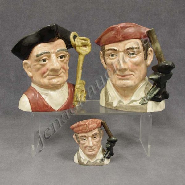 LOT (3) ROYAL DOULTON PORCELAIN TOBY JUGS INCLUDIN