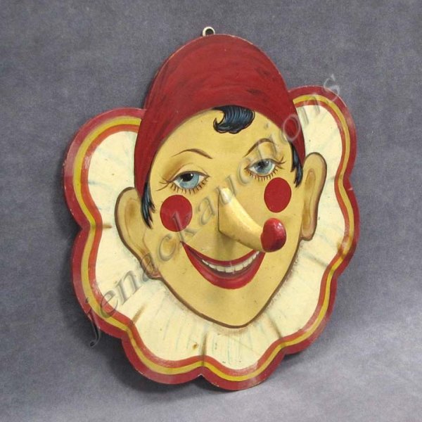 VINTAGE FOLK ART PAINTED RING TOSS GAME (NO RINGS)