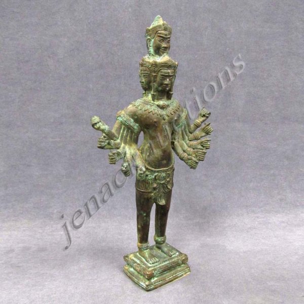 CAMBODIAN BRONZE FIGURE OF HEVAJRA