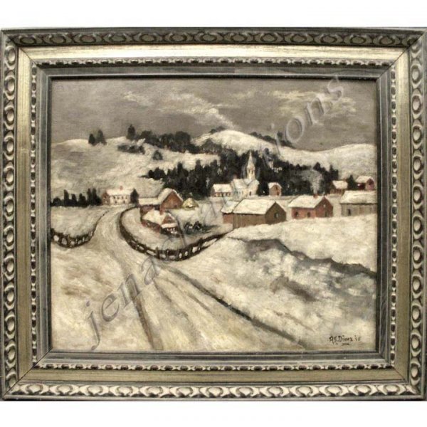 A.E. DIETZ (AMERICAN 20TH CENTURY) OIL