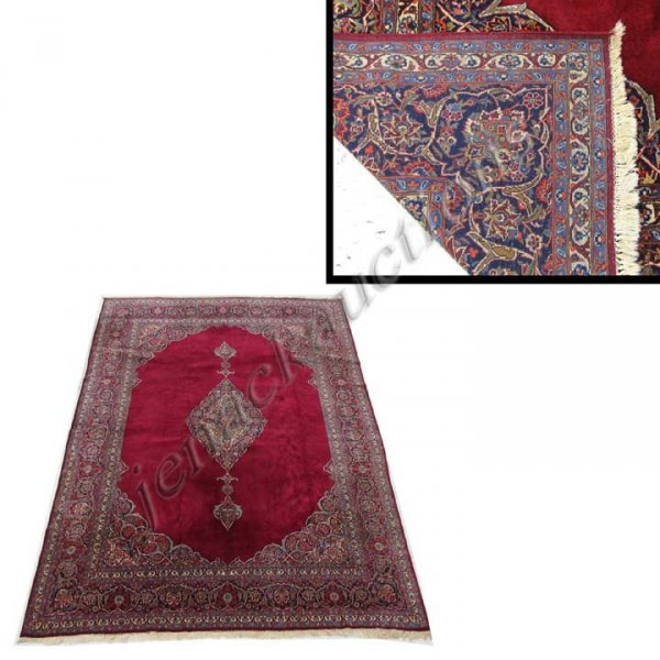 SEMI-ANTIQUE KASHAN CARPET