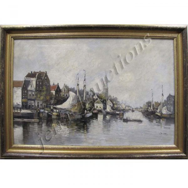VOS (DUTCH 19/20TH CENTURY), OIL ON CANVAS