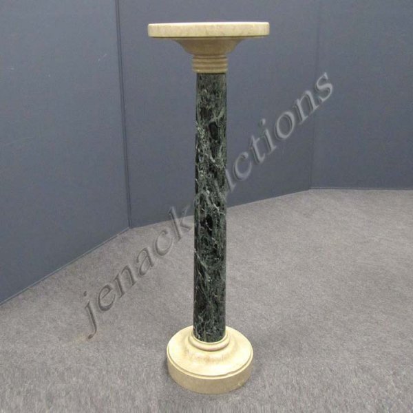 ITALIAN CARVED MARBLE PEDESTAL