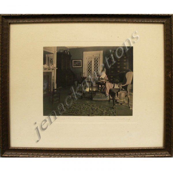 WALLACE NUTTING PICTURE, "AN OLD TIME ROMANCE"