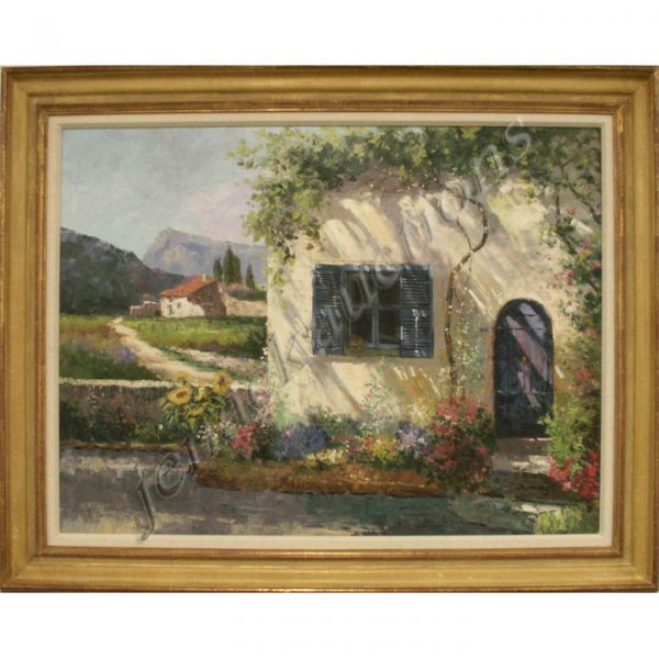 MATT THOMAS (AMERICAN, 20TH CENTURY) OIL ON CANVAS