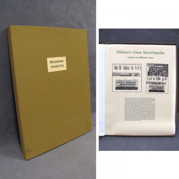 BOOK PORTFOLIO BROADSIDE VIGNETTES, HENRY MORRIS : BOOK PORTFOLIO BROADSIDE VIGNETTES, HENRY MORRIS 1997, NO. 83. PLATE/PAGE EACH 19 X 25"