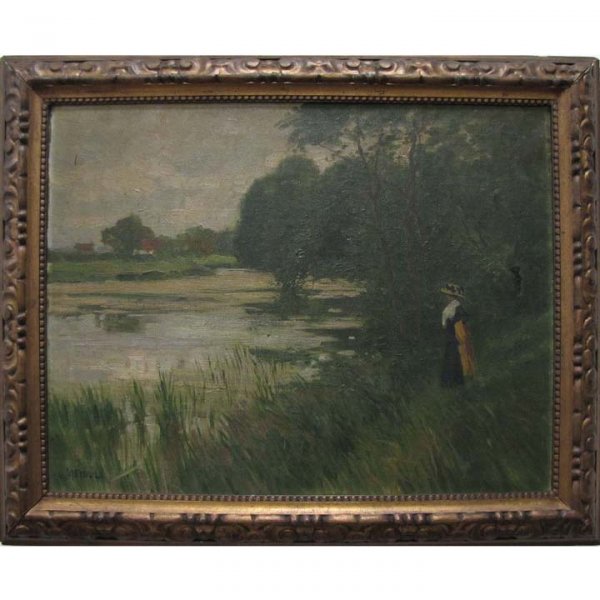 V. MEISSL (EUROPEAN 19/20TH CENTURY) OIL ON CANVAS
