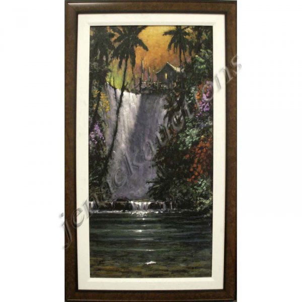 MARKO MAUROVICH (AMERICAN CALIFORNIA 1960-) GICLEE: MARKO MAUROVICH (AMERICAN CALIFORNIA 1960-) GICLEE ON CANVAS "DREAMS OF YOU", SIGNED. FRAMED 45 1/2 X 25