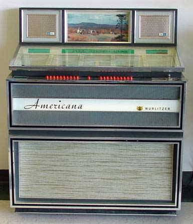 Wurlitzer Americana 3110 100 Juke Box