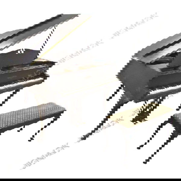 CHICKERING MAHOGANY APARTMENT GRAND PIANO: CHICKERING MAHOGANY APARTMENT GRAND PIANO, 20TH CENTURY