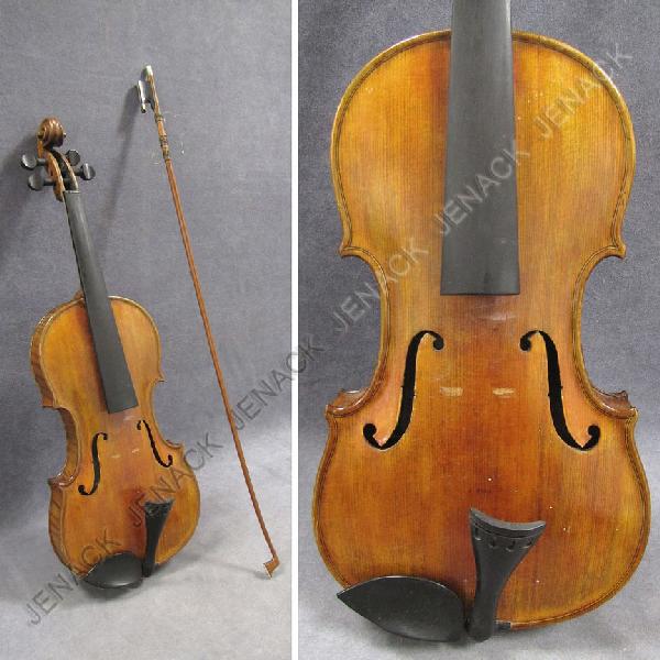 AMERICAN VIOLIN LABELED JOHN A. GOULD & SONS: AMERICAN VIOLIN LABELED JOHN A. GOULD & SONS 230 BOYLSTON ST, BOSTON MA 1927 #164 WITH BOW, SIGNED TOURTE & CASE