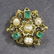 253: VICTORIAN YELLOW GOLD (TESTS 18K) ENAMELED PENDANT