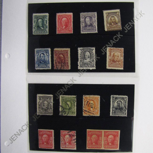 LOT (16) U.S. POSTAGE STAMPS, SCOTT CATALOG #303,: LOT (16) U.S. POSTAGE STAMPS, SCOTT CATALOG #303, 301, 302, 303 (NO GUM) 304, 306, 307, 308, 319, PR. 319 (SEVERAL HEAVY ALBUM PICK), 305, 309, 310, 311 (USED)
