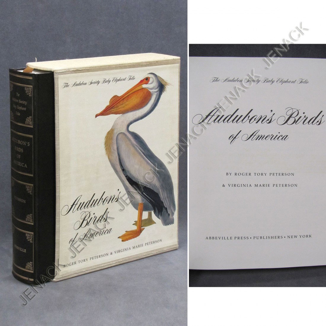 VOLUME, AUDUBON'S BIRDS OF AMERICA, BABY ELEPHANT: VOLUME, AUDUBON'S BIRDS OF AMERICA, BABY ELEPHANT FOLIO, ABBEVILLE PRESS, 1981, SLIP CASED