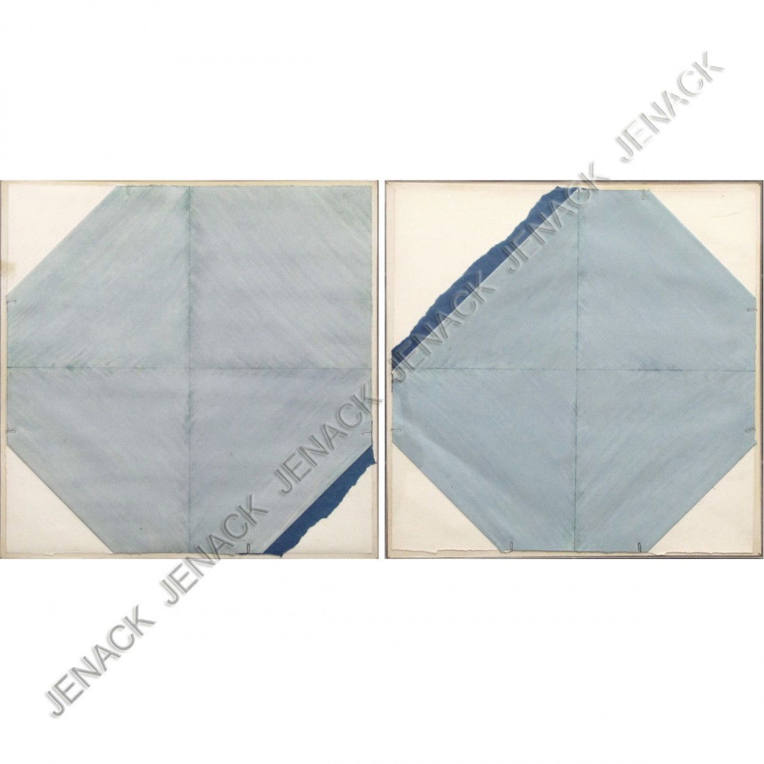 RICHARD SMITH (BRITISH 1931-), LOT (2) PASTEL: RICHARD SMITH (BRITISH 1931-), LOT (2) PASTEL, COLLAGE, AND MIXED MEDIUM, UNTITLED, SIGNED 1974. SHEET 23 X 23"