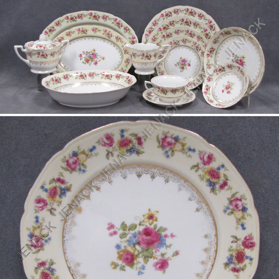 337 OCCUPIED JAPAN "GOLD CASTLE" DINNERWARE