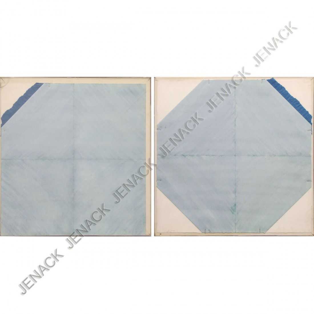 RICHARD SMITH (BRITISH 1931-), LOT (2) PASTEL: RICHARD SMITH (BRITISH 1931-), LOT (2) PASTEL/COLLAGE MIXED MEDIUMS, UNTITLED, SIGNED, 1974. SHEET 23 X 23"