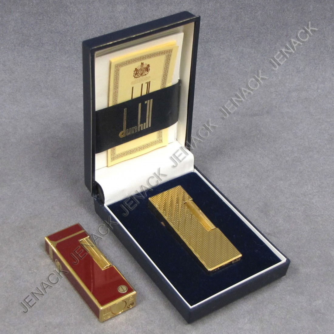 LOT (2) DUNHILL ROLLAGAS CIGARETTE LIGHTERS: LOT (2) DUNHILL ROLLAGAS CIGARETTE LIGHTERS