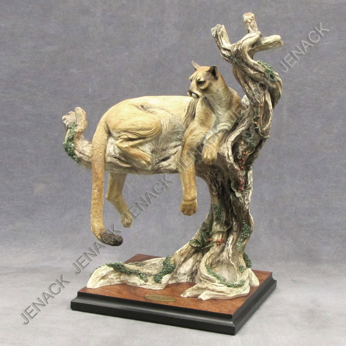 GIUSEPPE ARMANI/CAPO DE MONTE, PORCELAIN FIGURE: GIUSEPPE ARMANI/CAPO DE MONTE, DECORATED PORCELAIN FIGURE, "SILENT WATCH", 1995 #90/1500. HEIGHT 19 1/4"