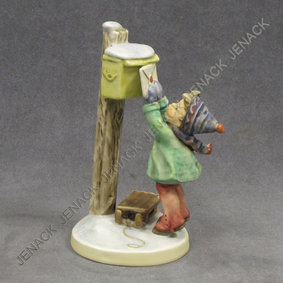 HUMMEL PORCELAIN FIGURE, LETTER TO SANTA CLAUS : HUMMEL PORCELAIN FIGURE, LETTER TO SANTA CLAUS, TMK 7, GOEBEL, #340. HEIGHT 7"
