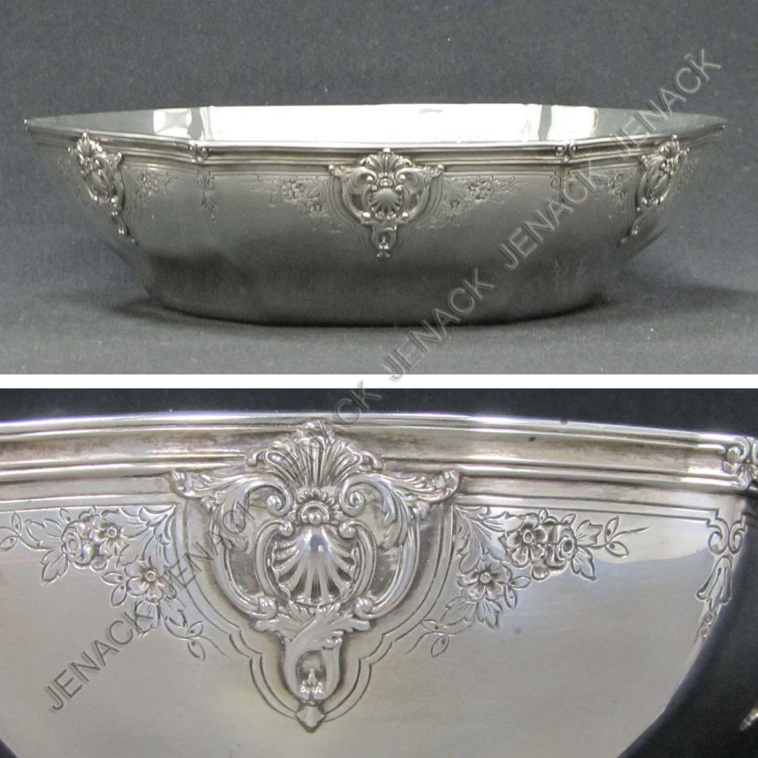 TIFFANY & CO. MAKERS STERLING BOWL, MOORE MARK : TIFFANY & CO. MAKERS STERLING BOWL, MOORE MARK, #16165C-7068 DIAMETER 8 1/2"; WEIGHT 16.42 OZT
