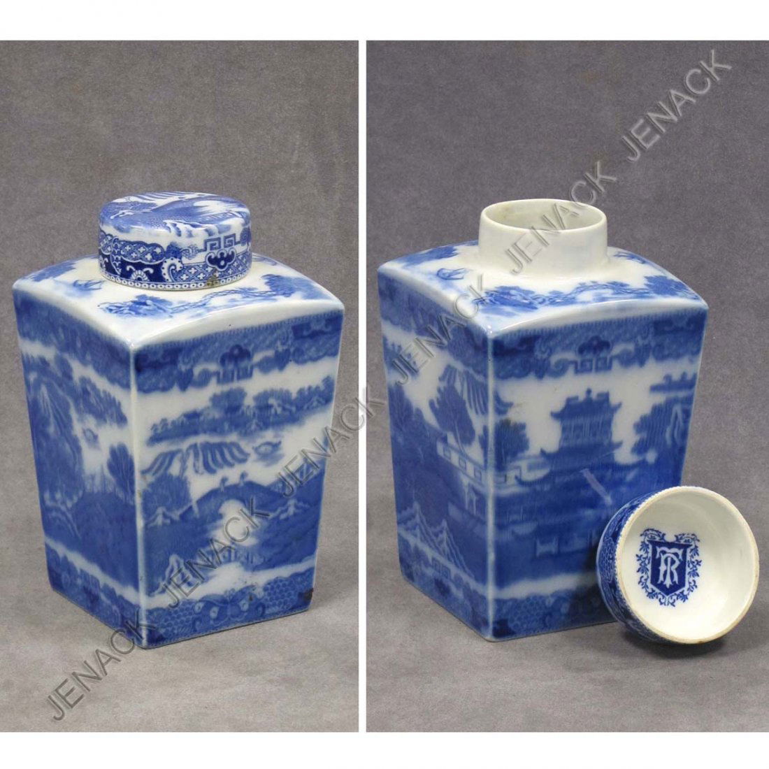 396 VINTAGE RINGTONS LTD TEA MERCHANTS BLUE WILLOW