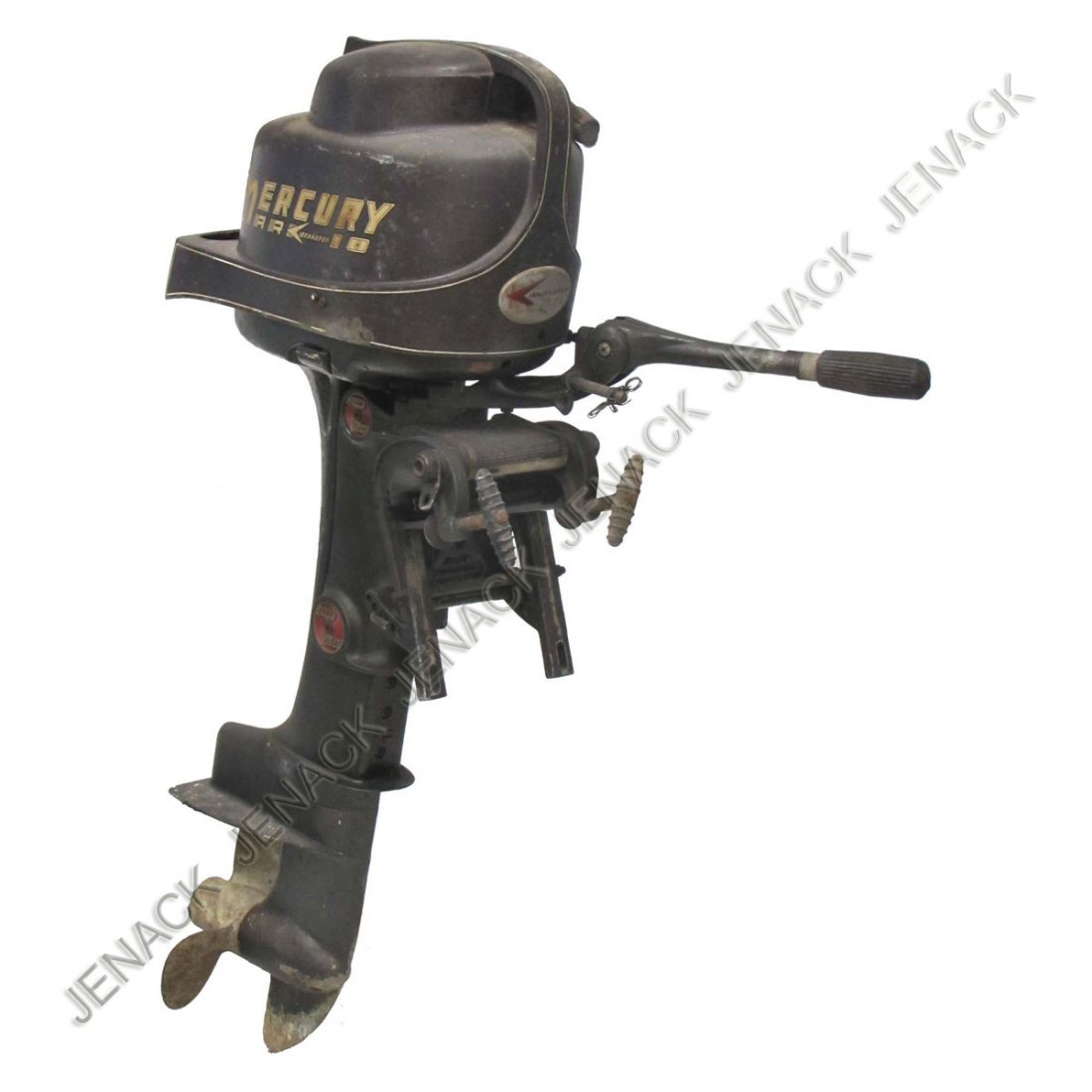 23 VINTAGE MERCURYKIEKHAEFER AR 10 OUTBOARD MOTOR