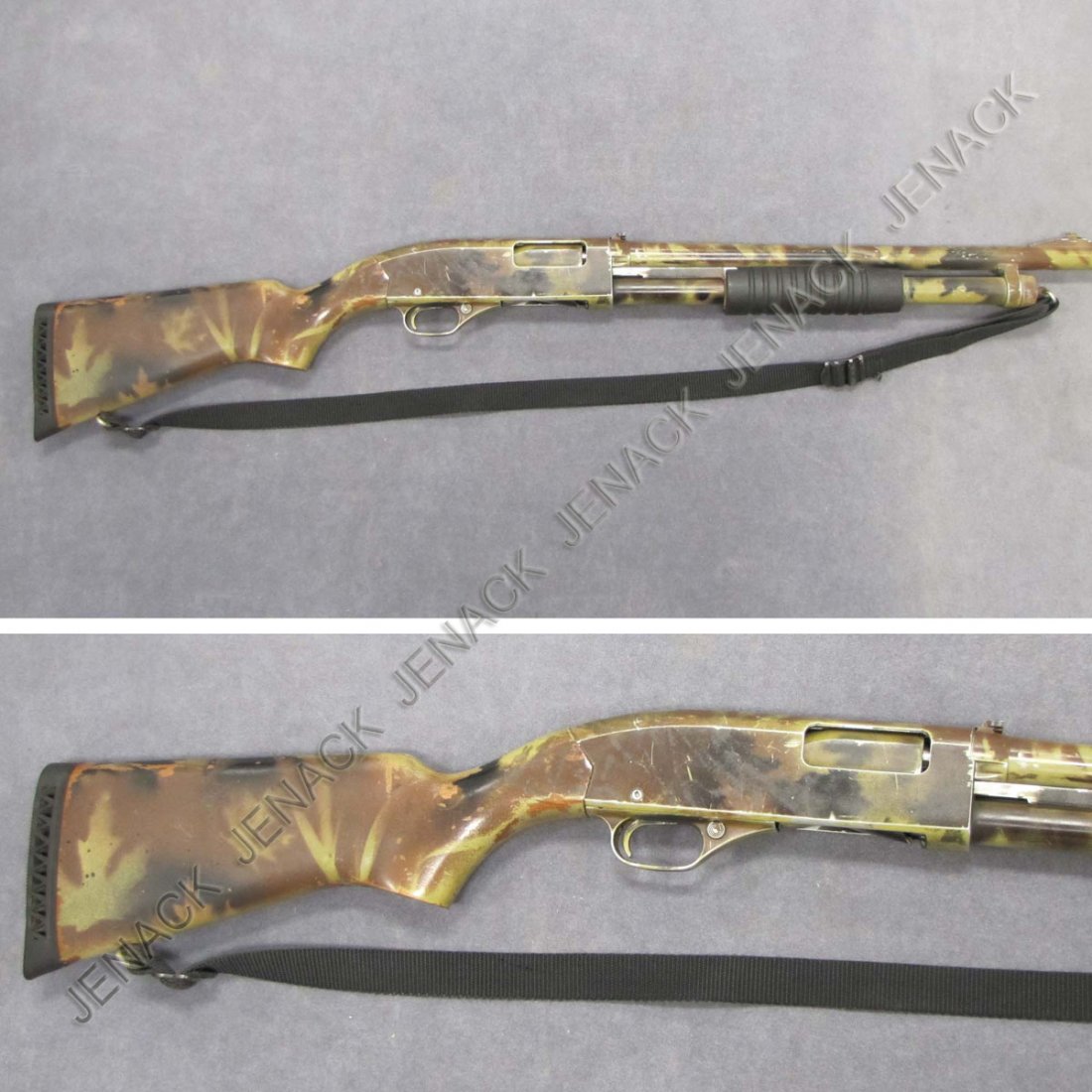 **NICS CHECK** WINCHESTER MODEL 1200 POLICE SHOTGU: **NICS CHECK** WINCHESTER MODEL 1200 POLICE STAINLESS 12 GAUGE SLIDE ACTION SHOTGUN, #L1303735, BL 18" (CAMO)