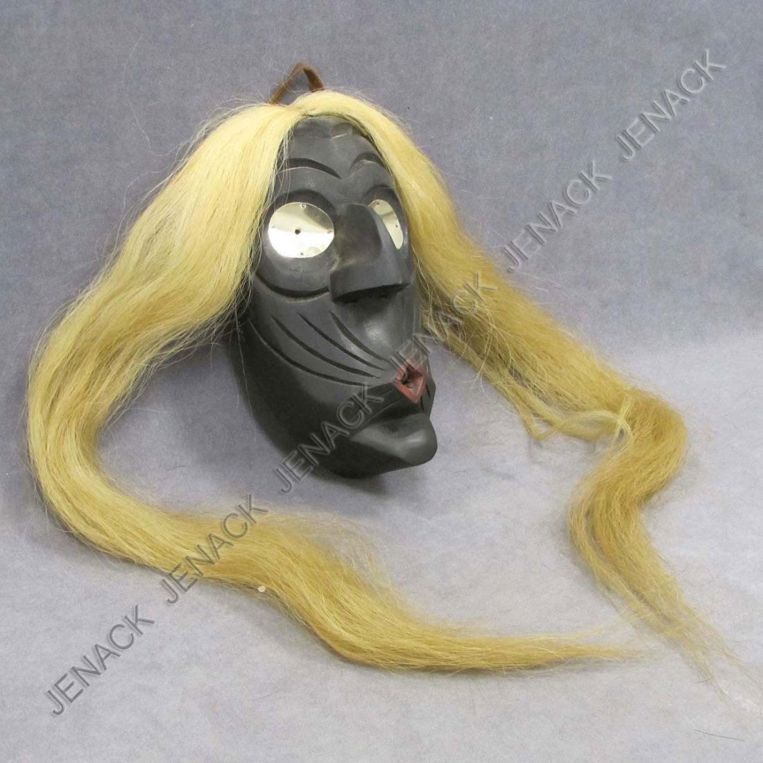 53 IROQUOIS CARVED FALSE FACE MASK