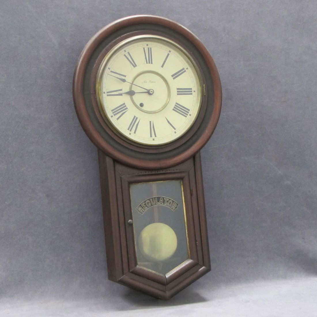 VINTAGE NEW HAVEN NO. 1 REGULATOR WALL CLOCK