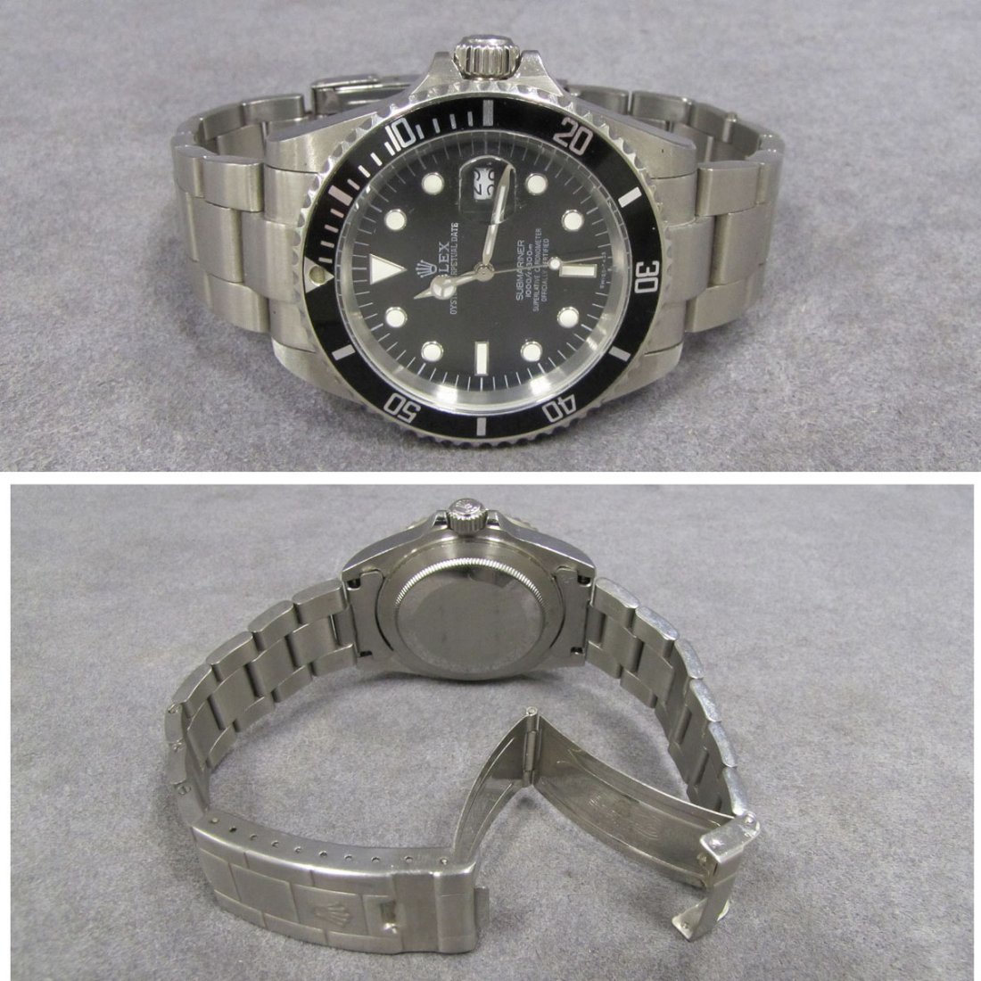 REPLICA-ROLEX STAINLESS SUBMARINER WRISTWATCH: REPLICA-ROLEX STAINLESS SUBMARINER WRISTWATCH