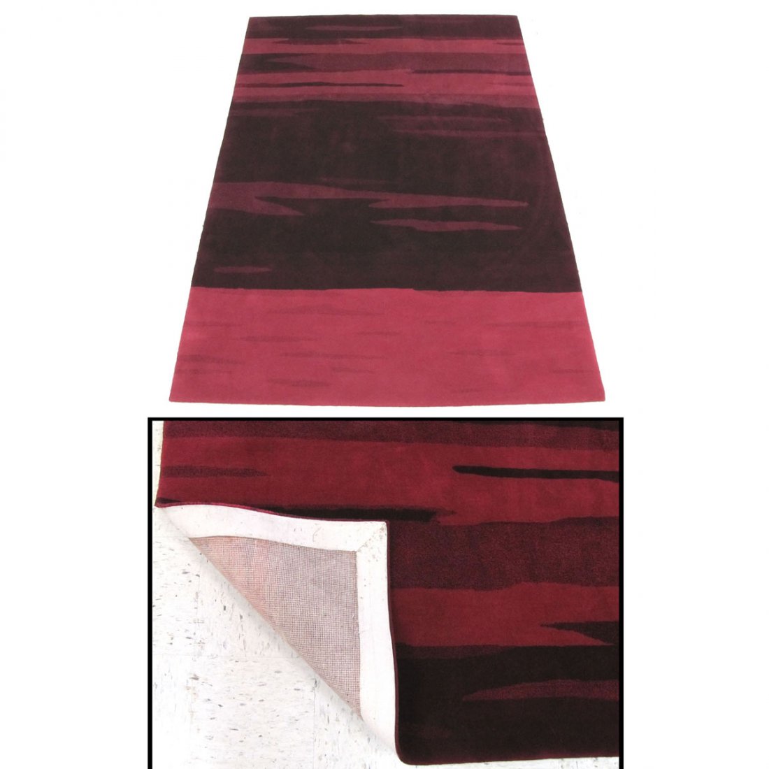 MAURICE VILLENCY MODERN DESIGN AREA RUG: MAURICE VILLENCY MODERN DESIGN AREA RUG. 6 X 9'