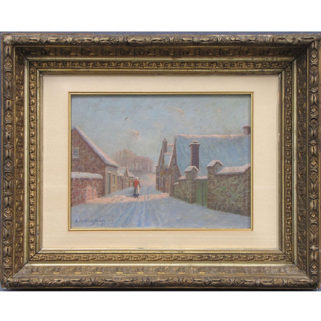 H. PEABODY FLAGG (AMERICAN 1859-1931), OIL/CANVAS BOARD